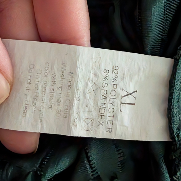 JGS1996 Butt Lifting Leggings Tummy Control Green Size XL (EUC) - Picture 11 of 12